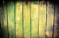 Vintage wooden rail door