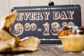 Vintage wooden sign board Royalty Free Stock Photo