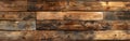 Vintage Wooden Texture: Rustic Brown Wall, Table & Floor with Bright Light for Panoramic Banner or Seamless Pattern Background Royalty Free Stock Photo