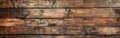Vintage Wooden Texture: Rustic Brown Wall, Table & Floor with Bright Light for Panoramic Banner or Seamless Pattern Background Royalty Free Stock Photo