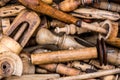 Vintage wooden tools