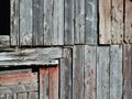 Vintage wooden wall decay Royalty Free Stock Photo