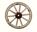 Vintage wooden wheel Royalty Free Stock Photo