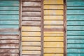 vintage wooden window shutter texture Royalty Free Stock Photo