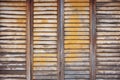 vintage wooden window shutter texture Royalty Free Stock Photo