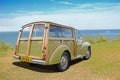 Vintage woodie morris minor car Royalty Free Stock Photo