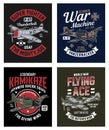 Vintage World War 2 Fighter Plane Graphic T-shirt Collection