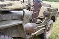 Vintage WWII Jeep with Tools