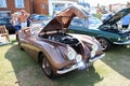 Vintage xk120 jaguar car Royalty Free Stock Photo