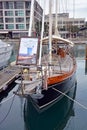 Vintage Yacht for Hire in Viaduct Basin, Auckland New Zealand