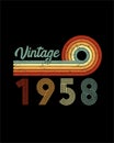 Vintage 1943 80 Years Old Boys And Girls 80th Birthday T-Shirt design