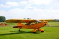 Vintage yellow airplane