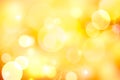 Vintage yellow bokeh abstract background. Royalty Free Stock Photo