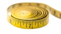 Vintage yellow measuring tape