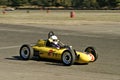 Vintage yellow racecar