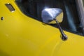 Vintage yellow sports car Royalty Free Stock Photo