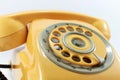 Vintage yellow telephone