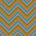 Vintage zigzag chevron stripes knit texture