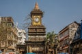 Vintage Zoroastrian Clock Tower erected to the memory of Bomonjee