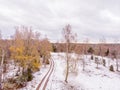 Vinter Landscape in the north of Europe