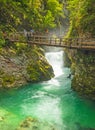 Vintgar gorge at Bled, Slovenia