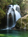 Vintgar gorge Waterfall Sum. Bled Slovenia