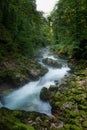 Vintgar Gorge in Slovenia Julian Alps Royalty Free Stock Photo