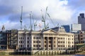 Vintners Place at Thames River - London Royalty Free Stock Photo