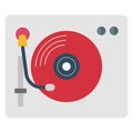Vinyl Color Vector icon which can be easily modified or edit Royalty Free Stock Photo