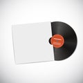 Vinyl disk realistic design eps 10