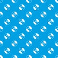 Vinyl pattern seamless blue