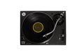 Vinyl player on white Royalty Free Stock Photo