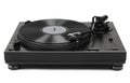 Vinyl player on white background Royalty Free Stock Photo