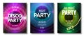 Vinyl poster. Vinyl record retro design flyer for music festival or dj night club disco party, old technology art image Royalty Free Stock Photo