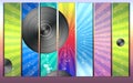 Vinyl Record Background Royalty Free Stock Photo