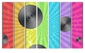 Vinyl Record Backround Royalty Free Stock Photo