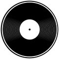 Vinyl Record black and White illustration