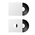 Vinyl Record Blank. Vector