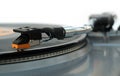 Vinyl record player stylus Royalty Free Stock Photo