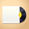 Vinyl record with shadow Royalty Free Stock Photo