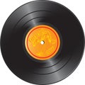 Vinyl record with summer hits