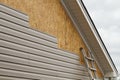 Vinyl Siding Installation On A House In The South Royalty Free Stock Photo