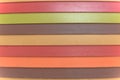 Vinyl siding panel in rainbow color vintage background Royalty Free Stock Photo