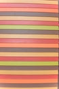 Vinyl siding panel in rainbow color vintage background Royalty Free Stock Photo