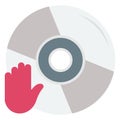 Vinyl Vector icon which can be easily modified or edit Royalty Free Stock Photo