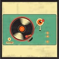 Vinyl vintage player