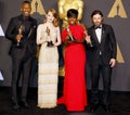 Viola Davis, Casey Affleck, Mahershala Ali and Emma Stone