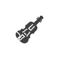 Viola, double bass vector icon Royalty Free Stock Photo