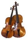 Viola and violin Royalty Free Stock Photo