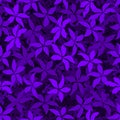 Violaceous garden pattern seamless background vector illustration